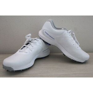 Under Armour Women's Sz 9.5 White UA Charged Breathe 2 Spiked Golf Shoes